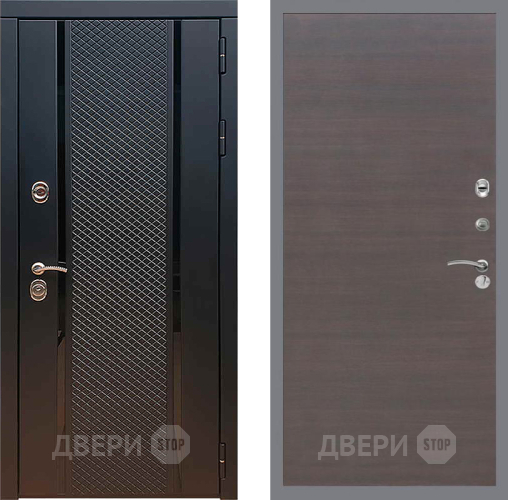 Входная металлическая Дверь Рекс (REX) 25 GL венге поперечный в Зеленоград