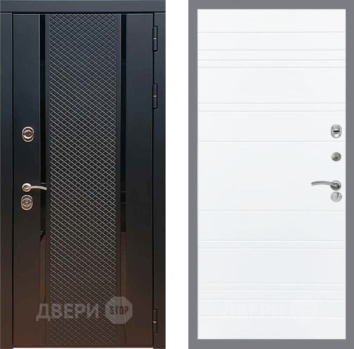 Дверь Рекс (REX) 25 Line Силк Сноу в Зеленоград