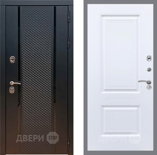 Входная металлическая Дверь Рекс (REX) 25 Смальта Силк Сноу в Зеленоград
