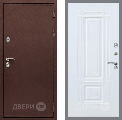 Дверь Рекс (REX) 5 металл 3 мм FL-2 Силк Сноу в Зеленоград