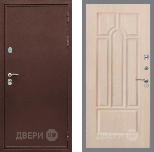 Входная металлическая Дверь Рекс (REX) 5 металл 3 мм FL-58 Беленый дуб в Зеленоград