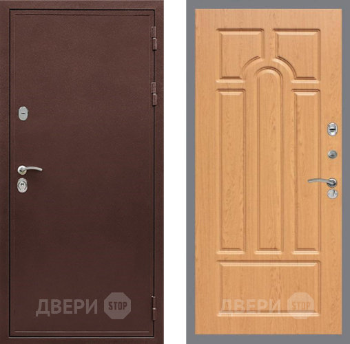Входная металлическая Дверь Рекс (REX) 5 металл 3 мм FL-58 Дуб в Зеленоград