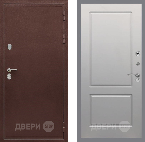 Дверь Рекс (REX) 5 металл 3 мм FL-117 Грей софт в Зеленоград