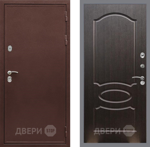 Входная металлическая Дверь Рекс (REX) 5 металл 3 мм FL-128 Венге светлый в Зеленоград