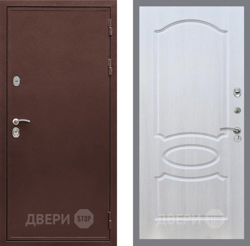 Входная металлическая Дверь Рекс (REX) 5 металл 3 мм FL-128 Лиственница беж в Зеленоград