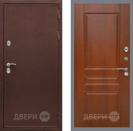 Входная металлическая Дверь Рекс (REX) 5 металл 3 мм FL-243 Итальянский орех в Зеленоград
